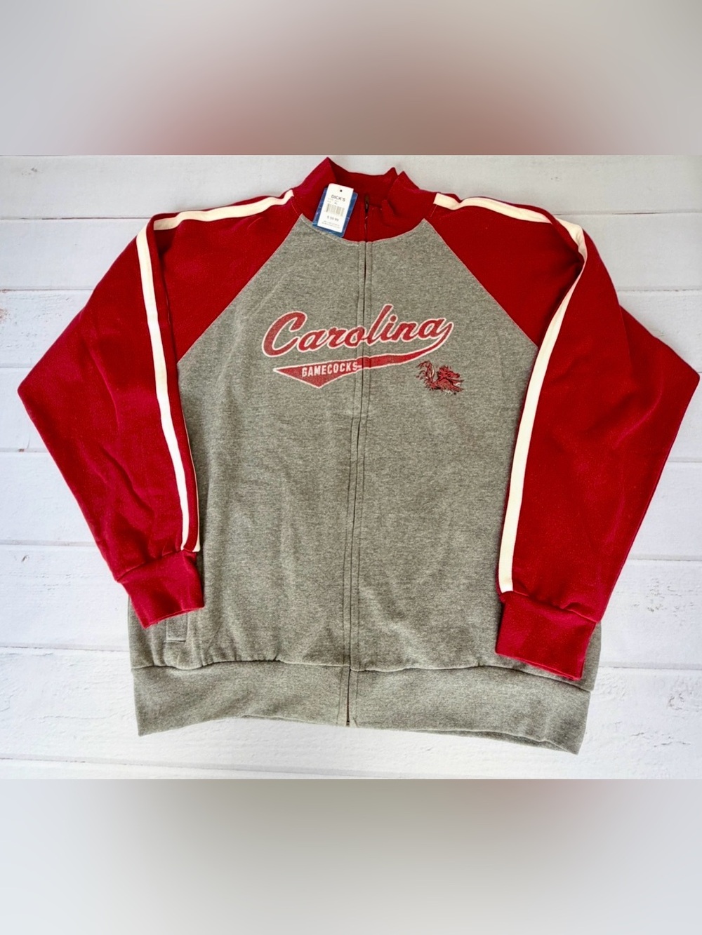 South Carolina Gamecocks Jacket Mens XL NWT J America Full Zip Retro NCAA USC